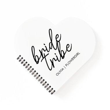Bride Tribe | Wedding Flower Girl Modern Notebook