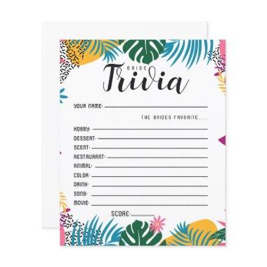 Bride Trivia  Game