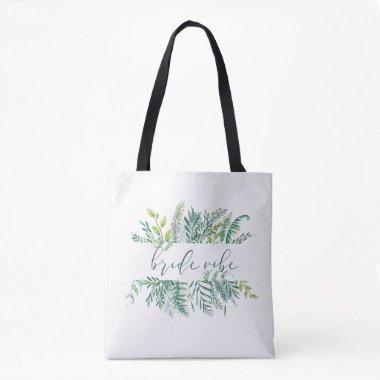 Bride vibe tshirt tote bag