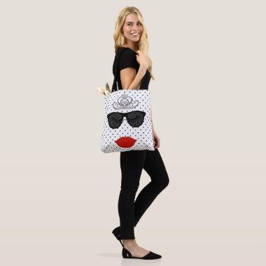 BRIDE Where's My Lipstick Shower Tiara Party Tote Bag