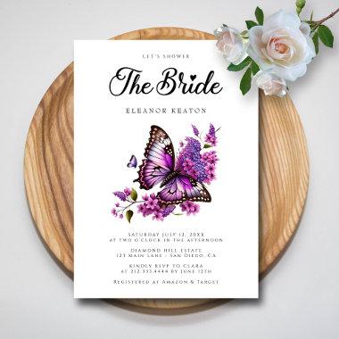 Bride's Special Day | Butterfly Bridal Shower Invitations