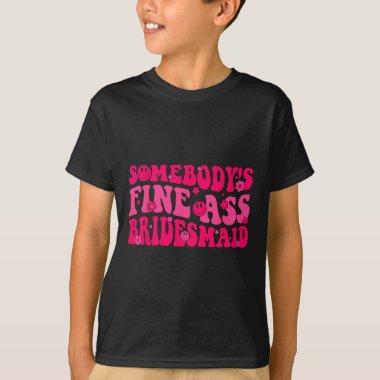 Bridesmaid Bride Squad  Groovy Bachel T-Shirt