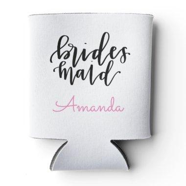 Bridesmaid Can Cooler - Personalize Name