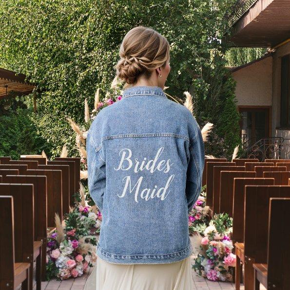Bridesmaid Denim Jacket
