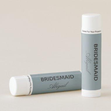 Bridesmaid Gift Dusty Blue Lip Balm