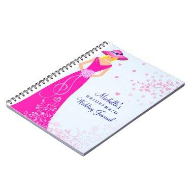 Bridesmaid Maid of Honor Wedding Journal Notebook