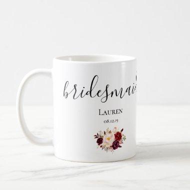 Bridesmaid Mug - Wedding Gift, Customisable Design