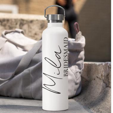 Bridesmaid Personalized Gift Ideas Water Bottle