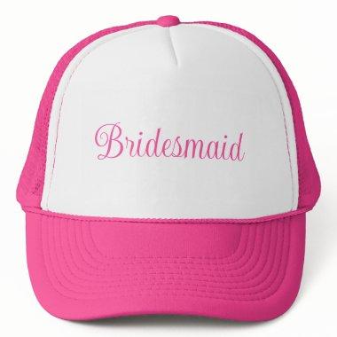 Bridesmaid trucker hat