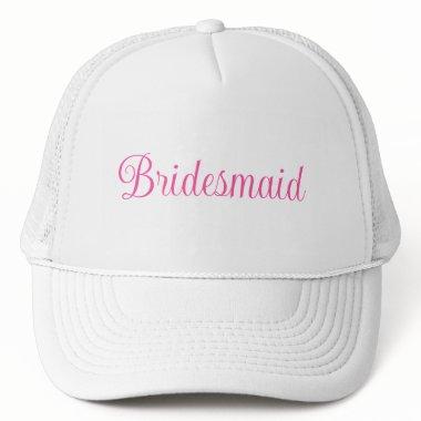 Bridesmaid trucker hat