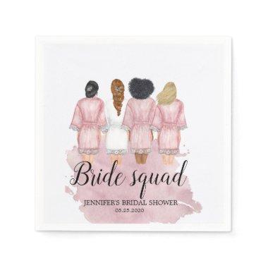 bridesmaid wedding robes bridal shower monogram napkins