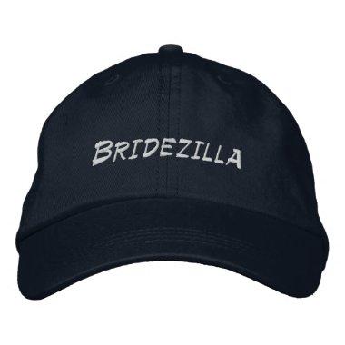 Bridezilla Bride to Be Personalized Adjustable Hat