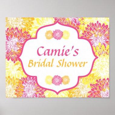 Bright Floral Bridal Shower Poster