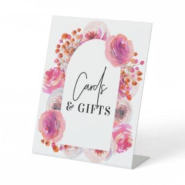 Bright Floral Invitations & Gifts Sign for Bridal Shower