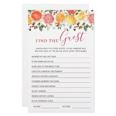 Bright Floral Citrus Slice  Game