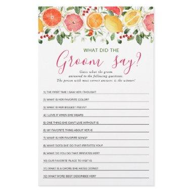 Bright Floral Citrus Slice  Game