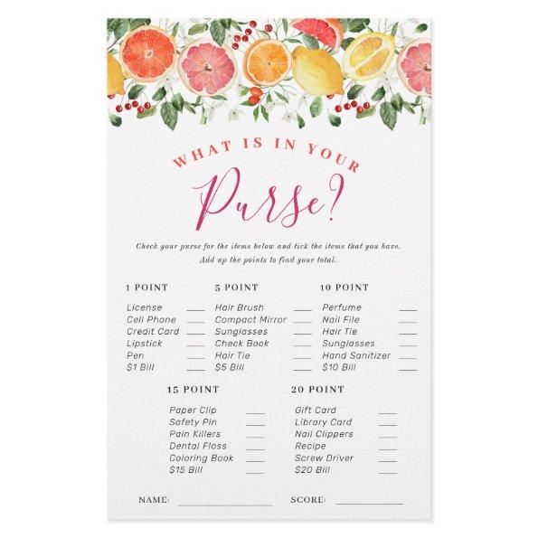 Bright Floral Citrus Slice  Game
