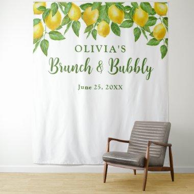 Bright Lemons  Photo Booth Backdrop