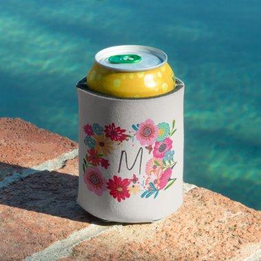 Bright Wildflower  Party Can Cooler