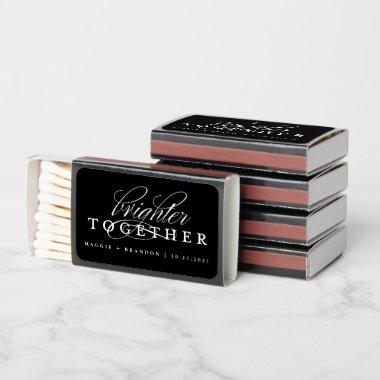 Brighter Together Black White Matchboxes