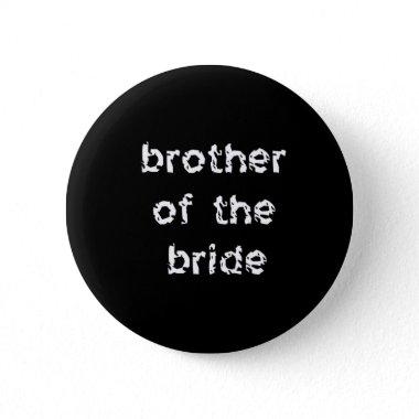 Brother of the Bride Pinback Button