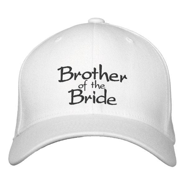 Brother of the Bride Stylish Embroidered Cap