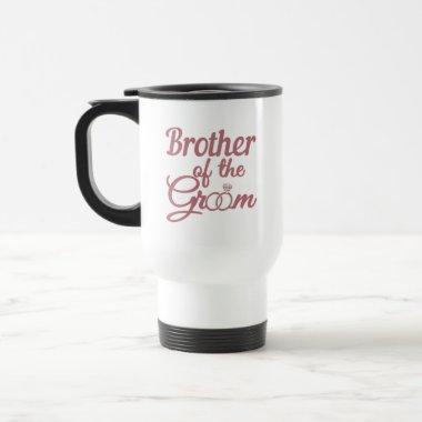 Brother Of The Groom Wedding Family Matching Travel Mug