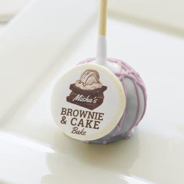 Brownie & Cake Bake Themed Small Gathering Cake Pops