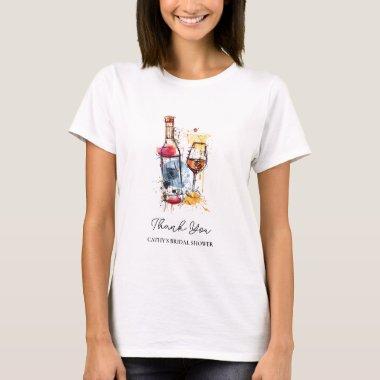 Brunch and Bubbly Any Color Bridal Shower T-Shirt