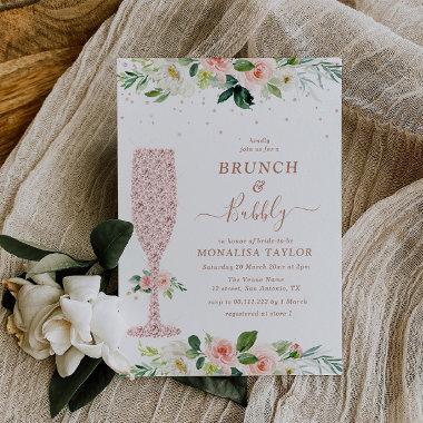 brunch and bubbly blush floral