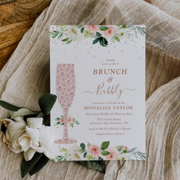 brunch and bubbly blush floral