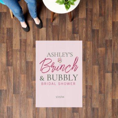 Brunch and Bubbly  Floor Decal