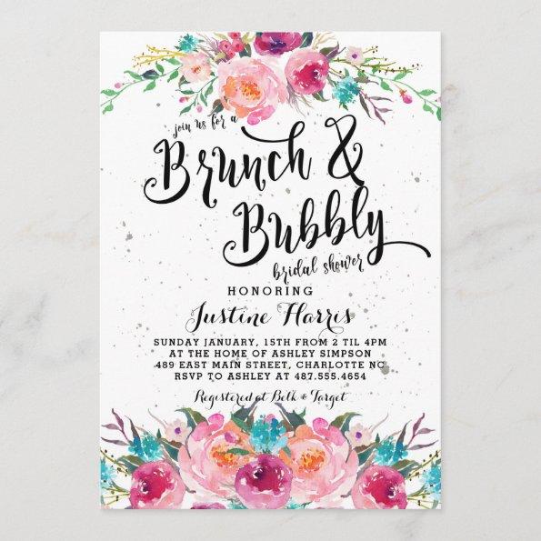 Brunch and bubbly Bridal Shower Invitations