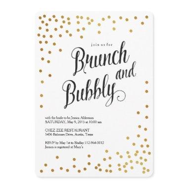 Brunch and Bubbly Bridal Shower Invitations