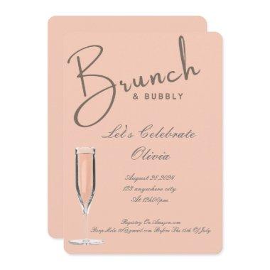 BRUNCH AND BUBBLY