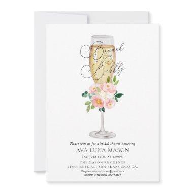 Brunch and Bubbly Bridal Shower Invitations