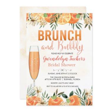 Brunch and Bubbly Bridal Shower Invitations