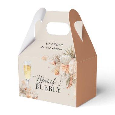 Brunch and bubbly Bridal shower pampas grass Favor Boxes