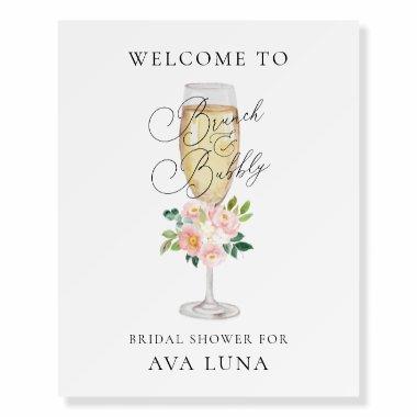 Brunch and Bubbly  Welcome Sign