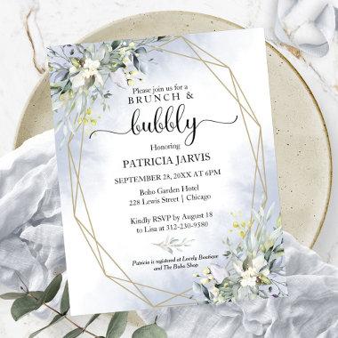 Brunch And Bubbly Budget Bridal Shower Invitations