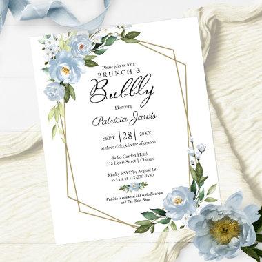 Brunch And Bubbly Budget Floral Invitations