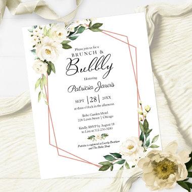 Brunch And Bubbly Budget Floral Invitations