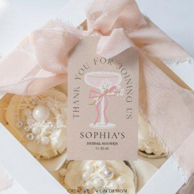 Brunch and Bubbly Champagne  Favors Gift Tags
