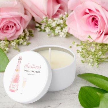 Brunch and Bubbly Champagne  Mini Candle Favors