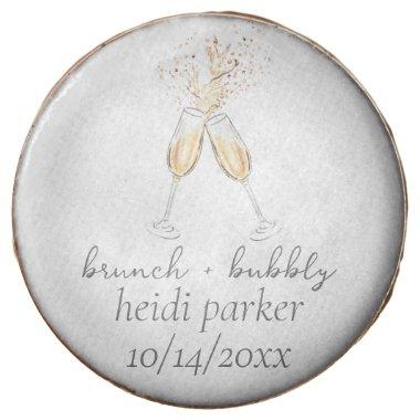 Brunch and Bubbly Champagne Toast Bridal Shower Chocolate Covered Oreo