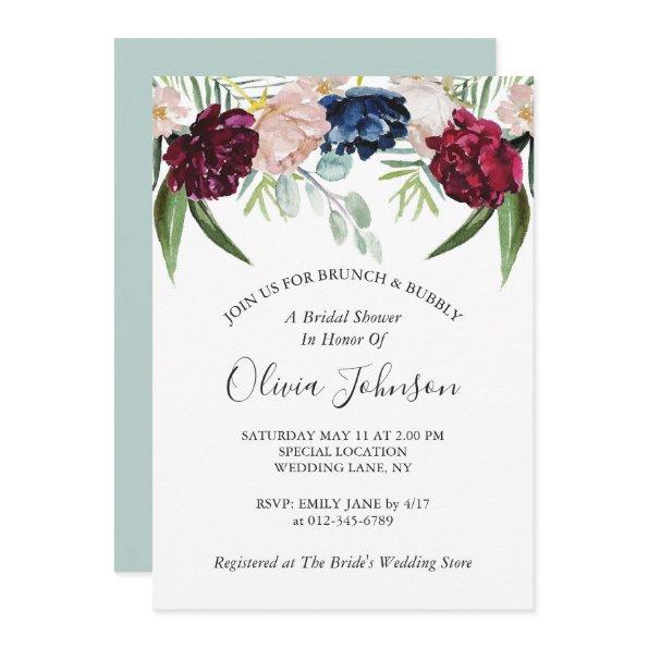 Brunch and Bubbly Elegant Floral