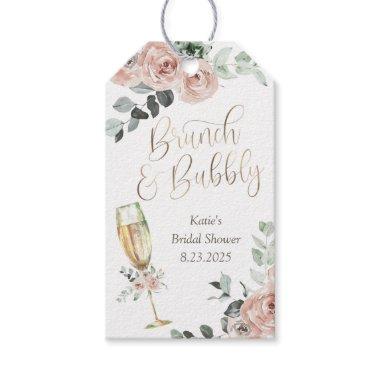 Brunch and Bubbly Floral  Gift Tags
