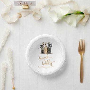 Brunch and Bubbly Gold Champagne  Paper Bowls