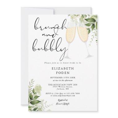 Brunch And Bubbly Greenery
