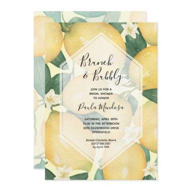 Brunch and Bubbly Lemons
